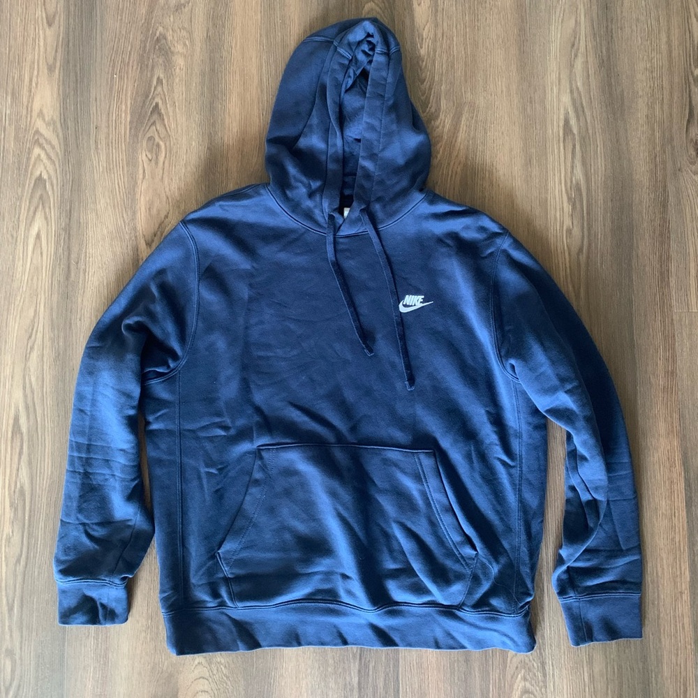 Nike Men's Navy Pullover Hoodie